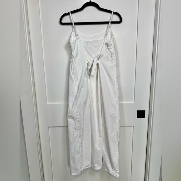 Brandy Melville White Maxi Double Line Dress One Size - Picture 4 of 9